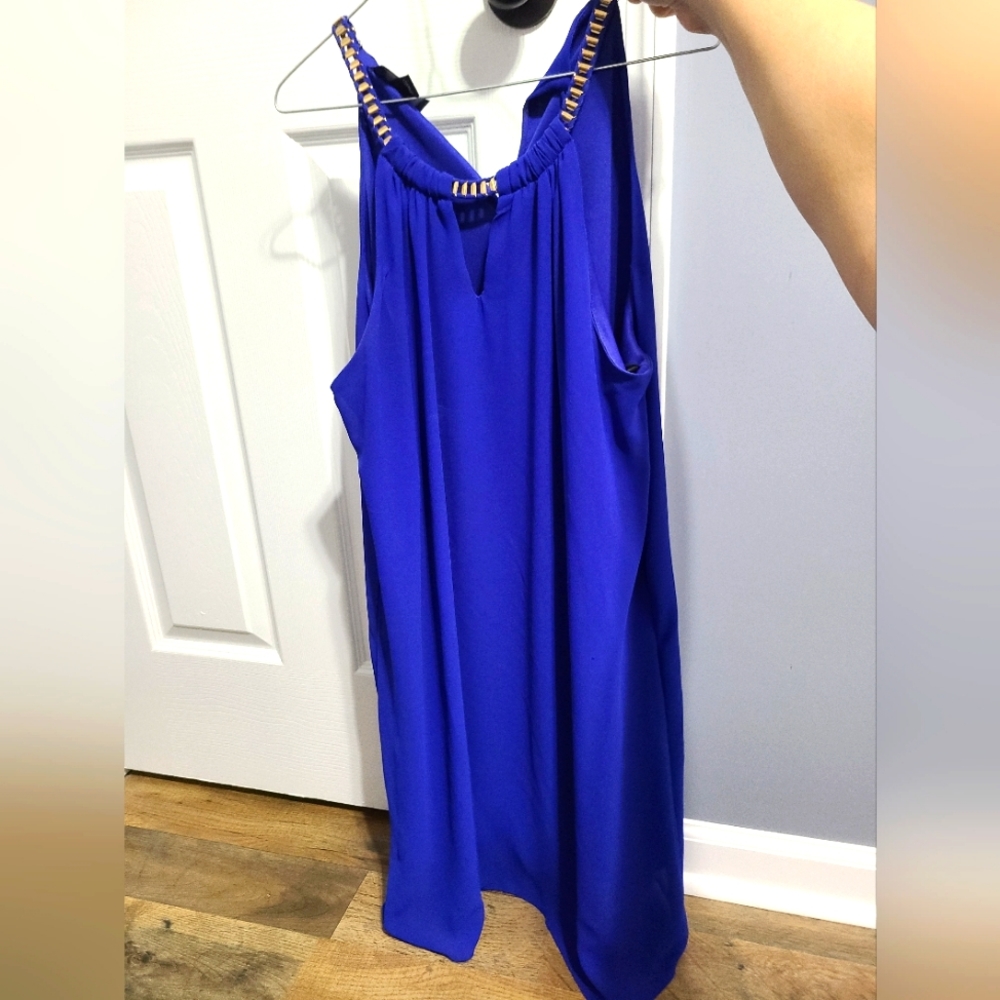 Blue dress